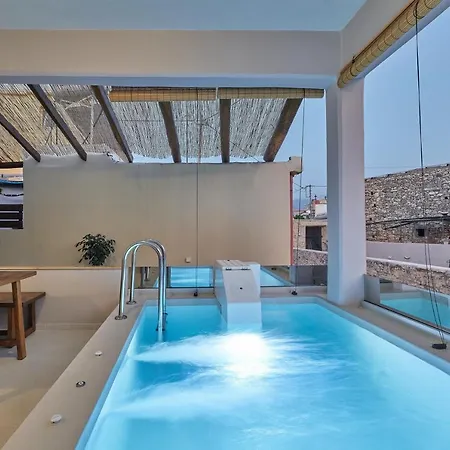 2 Bedroom With Heated Swimming Pool-spa Whirlpool-bbq! * Melidhónion