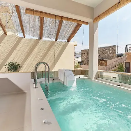 2 Bedroom With Heated Swimming Pool-spa Whirlpool-bbq! Melidhonion (Rethymno)